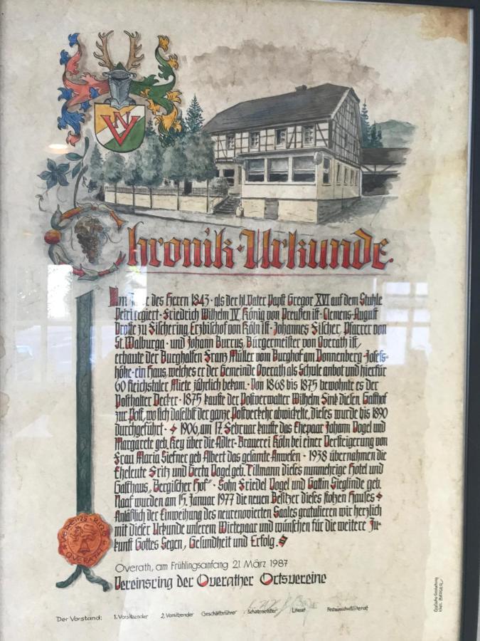 Bergischer Hof Оверат Екстериор снимка